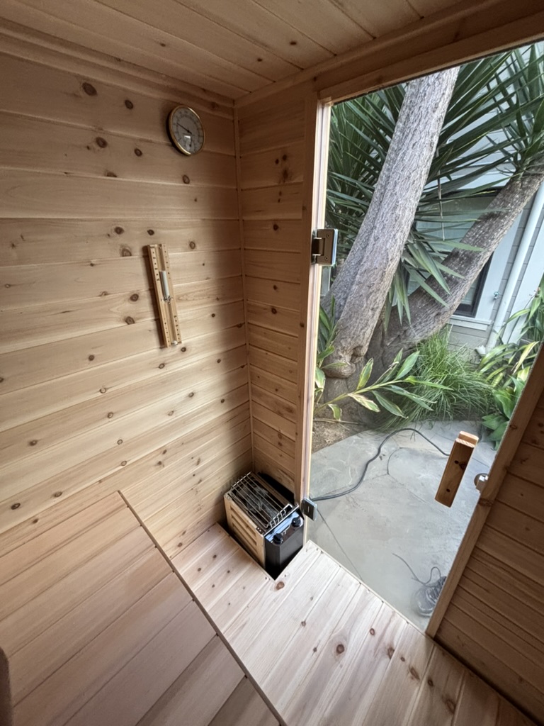 Anywhere Sauna interior with heater