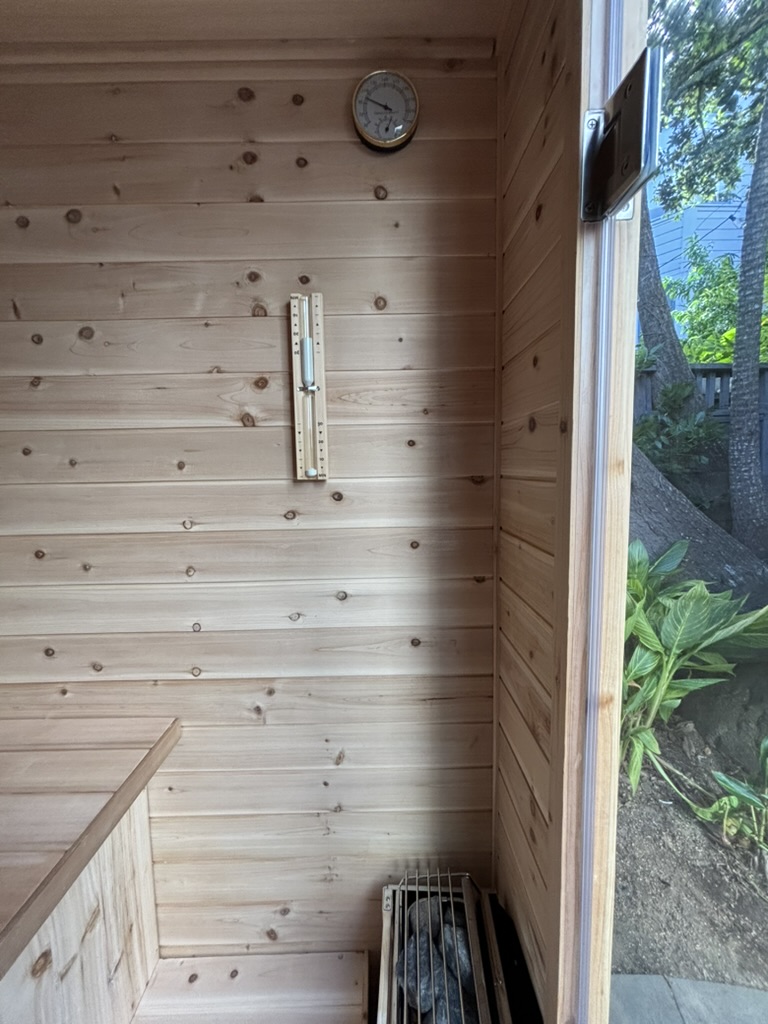 Anywhere Sauna interior thermometer