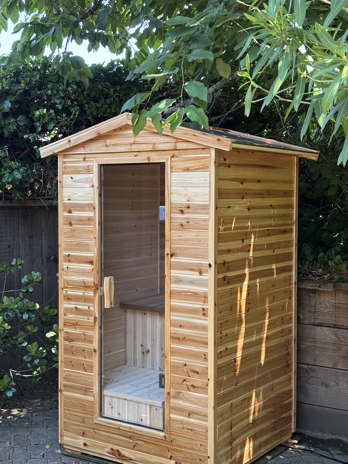 Anywhere Sauna installed